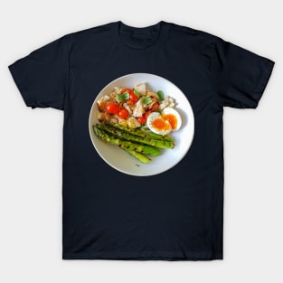 Food Chicken Salad and Asparagus Photo T-Shirt